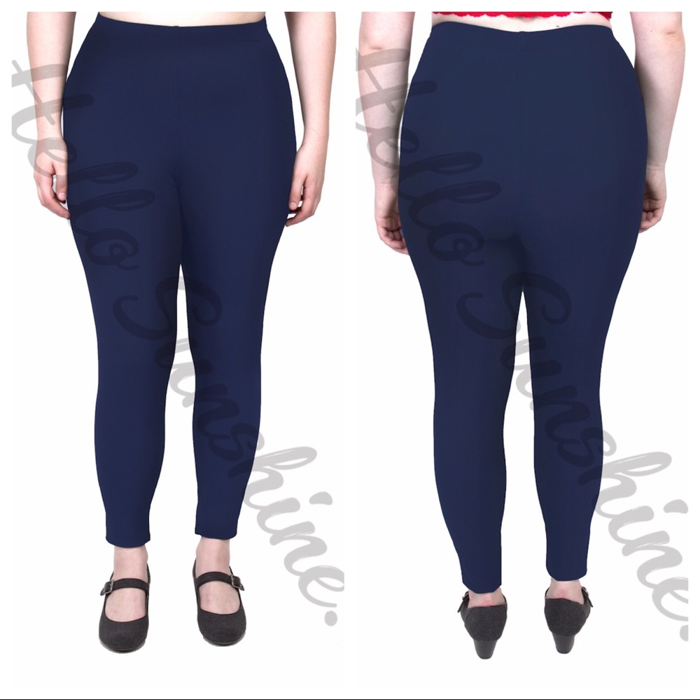 PLUS SIZE NAVY leggings
